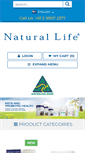 Mobile Screenshot of naturallife.com.au