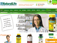 Tablet Screenshot of naturallife.com.uy